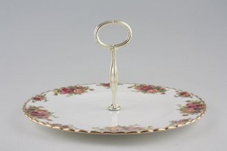 Royal Albert Old Country Roses - Made in England 1 Tier Cake Stand 10 1/2"