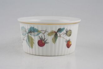 Sell Royal Worcester Strawberry Fair - Gold Edge Porcelain Ramekin Shape 48 Size 00 (Pattern goes to the right)