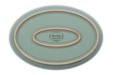 Denby Regency Green Serving Tray Medium Oval Tray 27cm x 18.5cm thumb 2