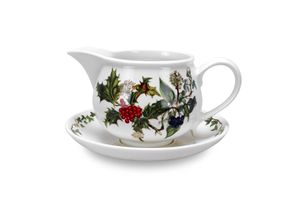 Portmeirion The Holly and The Ivy Gravy Jug + Stand
