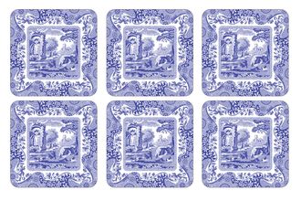 Spode Blue Italian Coasters - Set of 6