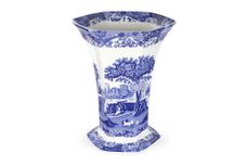Spode Blue Italian Vase Hexagonal thumb 1
