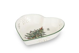 Sell Spode Christmas Tree Dish (Giftware) Heart shape, pierced 18cm