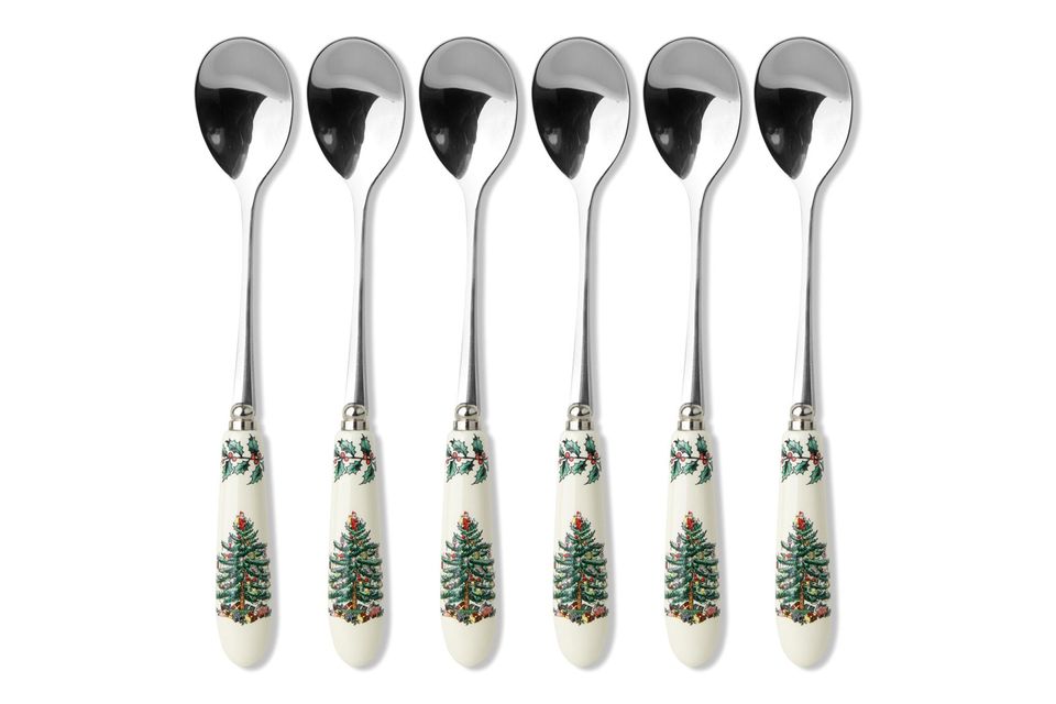 Spode Christmas Tree Tea Spoon Set Set of 6