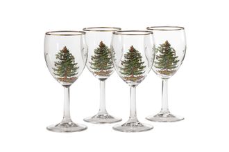Sell Spode Christmas Tree Wine Glass Set of 4