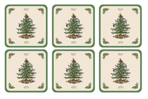 Spode Christmas Tree Coaster