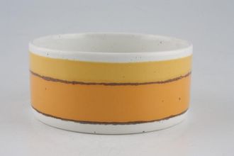 Midwinter Sun Butter Dish Base Only Round. (No brown edge) 4 1/2" x 2"