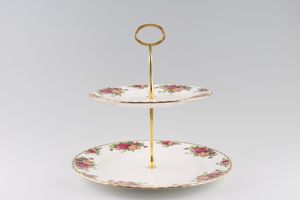 Royal Albert Old Country Roses - Made in England 2 Tier Cake Stand
