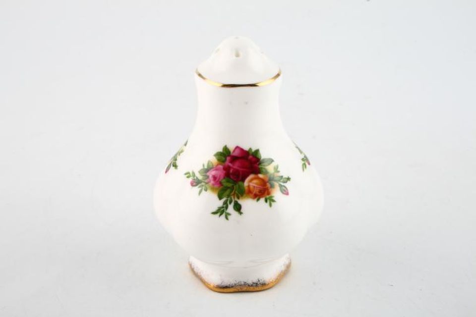 Royal Albert Old Country Roses - Made in England Salt Pot 5 holes, No Backstamp 3"