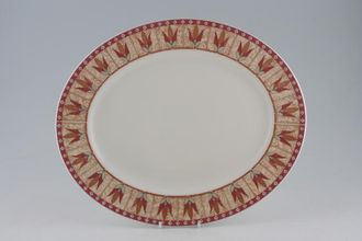 Sell Johnson Brothers Papyrus Oval Platter 13 3/4"