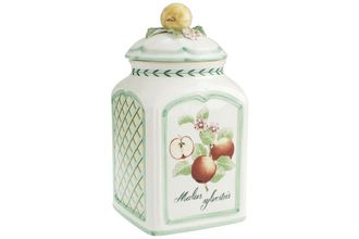 Villeroy & Boch French Garden Storage Jar + Lid size without lid 5 1/2" x 8"