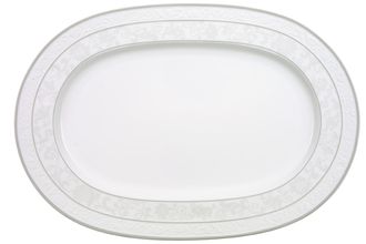 Villeroy & Boch Gray Pearl Oval Platter 41cm
