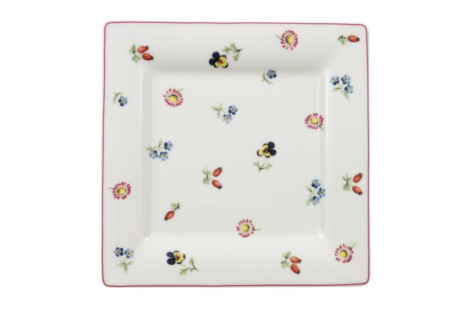 Villeroy & Boch Petite Fleur Square Plate 8 1/4"