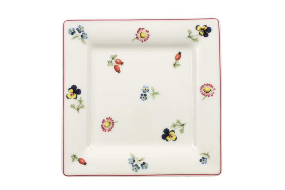 Villeroy & Boch Petite Fleur Square Plate 6 1/8"