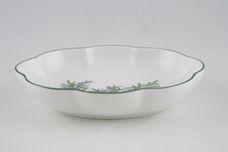 Royal Worcester Worcester Herbs Serving Dish Oval Scalloped, Rosemary 6" thumb 1