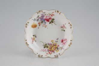 Royal Crown Derby Derby Posies - Various Backstamps Dish (Giftware) Flowers may vary, Round - eight petal shape 5 1/4"