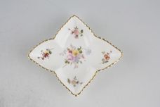 Royal Crown Derby Derby Posies - Various Backstamps Dish (Giftware) Flowers may vary, Four cornered star shape 5 1/4" x 4 1/2" thumb 1