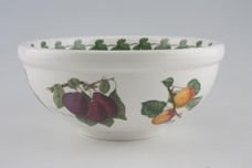 Portmeirion Pomona - Older Backstamps Serving Bowl Various Fruits Outside, Roman Apricot and Leaves Inside 7 3/4" thumb 1