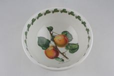 Portmeirion Pomona - Older Backstamps Serving Bowl Various Fruits Outside, Roman Apricot and Leaves Inside 7 3/4" thumb 2