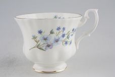 Richmond Blue Rock Teacup flower inside, no gold on handle 3 1/2" x 2 3/4" thumb 2