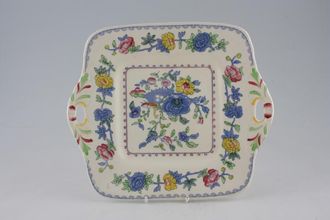 Sell Masons Regency Cake Plate Eared - with rim and larger holes in ears 10 1/2"