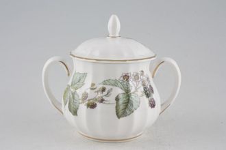 Royal Worcester Lavinia - White Sugar Bowl - Lidded (Coffee) 2 1/2"