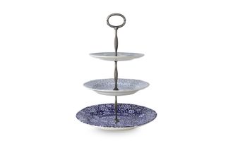 Sell Burleigh Blue Asiatic Pheasants 3 Tier Cake Stand Blue Asiatic Pheasants, Calico, Felicity