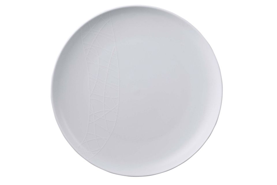 Jamie Oliver for Churchill White on White Round Platter Well Handy 33cm