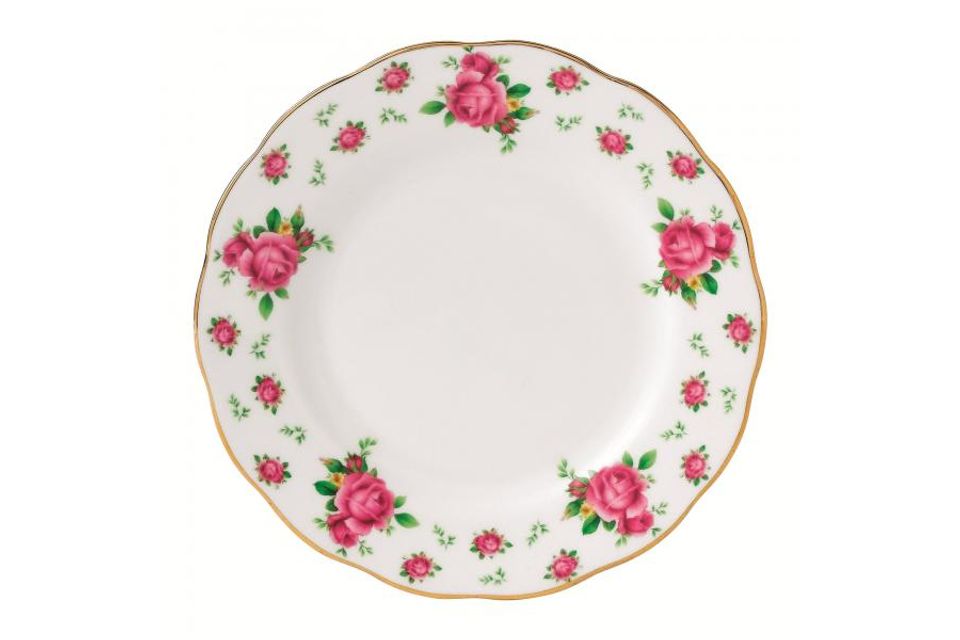 Royal Albert New Country Roses White Tea Plate