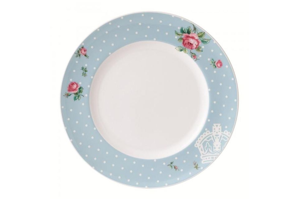 Royal Albert Polka Blue Dinner Plate Modern
