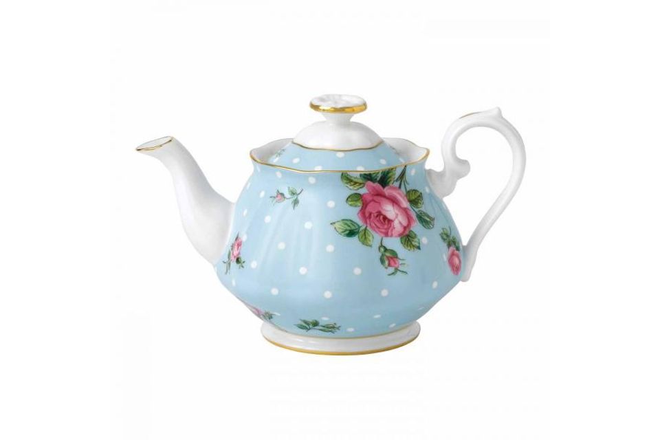 Royal Albert Polka Blue Teapot