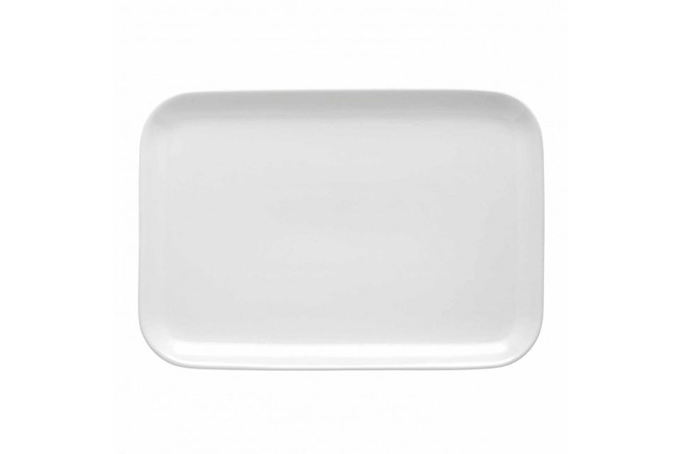 Royal Doulton Olio Oblong Platter White Stoneware 33cm