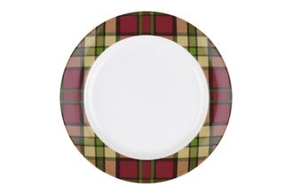 Spode Glen Lodge Salad/Dessert Plate Tartan - Red 7 3/4"