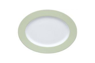 Thomas Sunny Day - Pastel Green Oval Plate