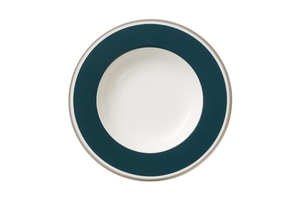 Villeroy & Boch Anmut My Colour Emerald Green Rimmed Bowl