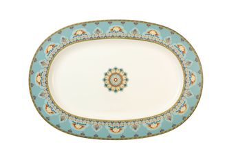 Villeroy & Boch Samarkand Oval Platter Aquamarin 41cm