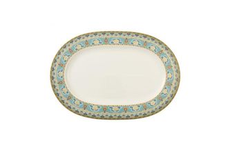 Sell Villeroy & Boch Samarkand Oval Plate Aquamarin