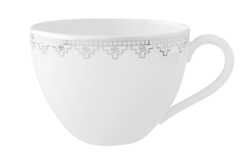 Villeroy & Boch White Lace Coffee Cup 3 1/2" x 2 1/2"