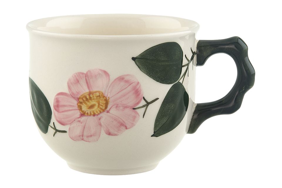 Villeroy & Boch Wildrose - New Style Coffee Cup Newer Version - Less Embossing