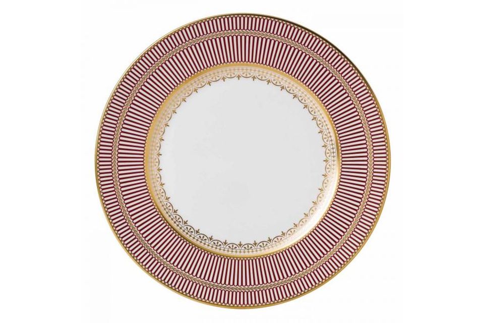 Wedgwood Anthemion Ruby Dinner Plate