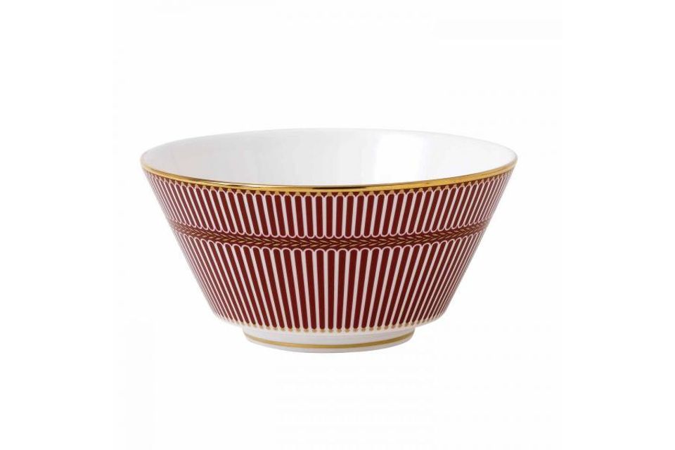 Wedgwood Anthemion Ruby Soup / Cereal Bowl