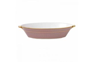 Wedgwood Anthemion Ruby Vegetable Dish (Open)