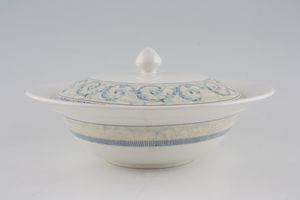 Johnson Brothers Acanthus - Blue Vegetable Tureen with Lid