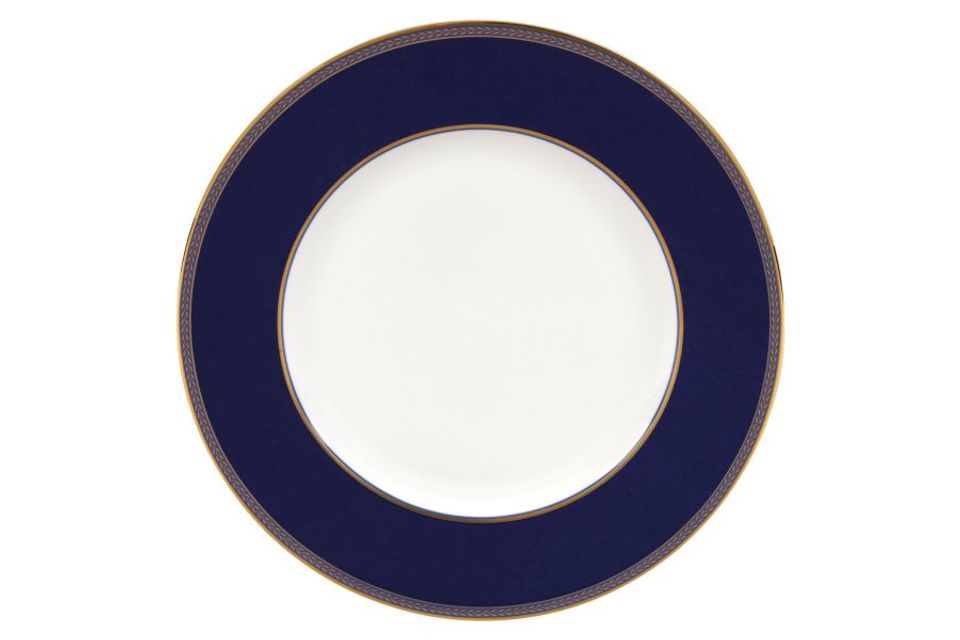 Wedgwood Renaissance Gold Dinner Plate Blue Border