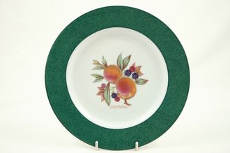 Royal Worcester Evesham - Colours Dinner Plate Green - Peach & Blackberry 10 1/4"