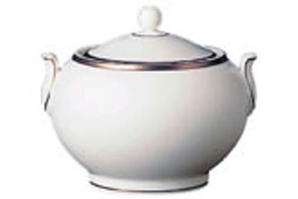Sell Wedgwood Sterling - White with Silver Band Sugar Bowl - Lidded (Tea)