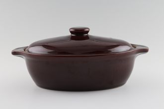 Sell Denby Homestead Brown Casserole Dish + Lid Oval 1 1/2pt