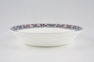 Sell Wedgwood Fairmont - Grey Band - Pink Flowers Fruit Saucer 5"