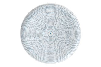 Ellen DeGeneres for Royal Doulton Polar Blue Dots Round Platter 32cm