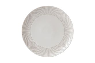 Ellen DeGeneres for Royal Doulton Taupe Stripe Dinner Plate 28cm